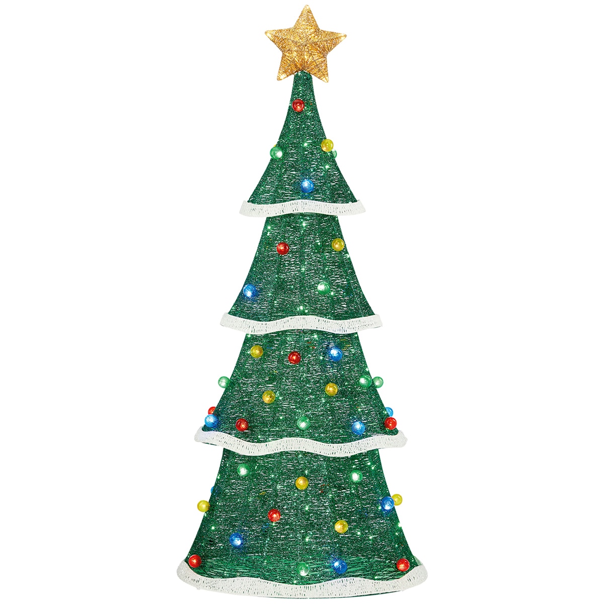 Glitter String Tree with LED Lights 1.82m Costco Australia