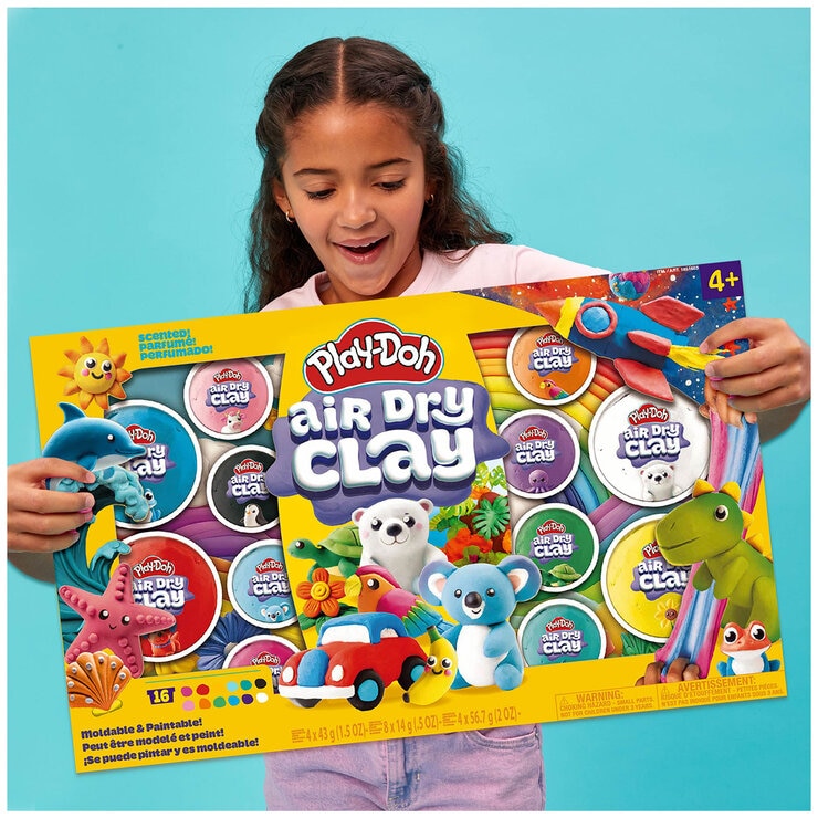 Play-Doh Variety and Air-Dry Clay Assortment