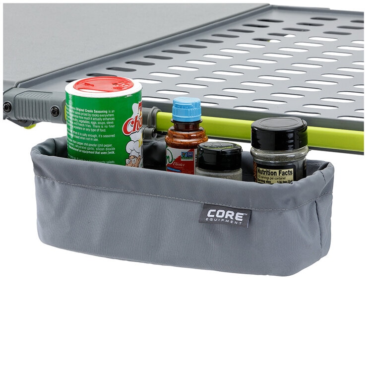 CORE Flexrail Camping Cook Table 157cm with Accessories