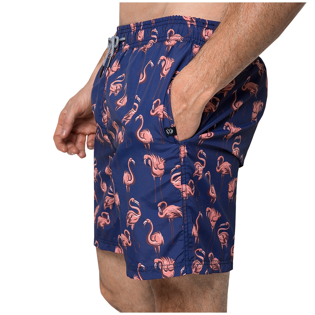 Coast Men's Swim Short - Pink Flamingo