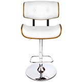 Artiss White Gaslift Barstool 1 pack