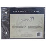Odyssey Living 400TC Bamboo 4 Piece Sheet Set Queen Charcoal