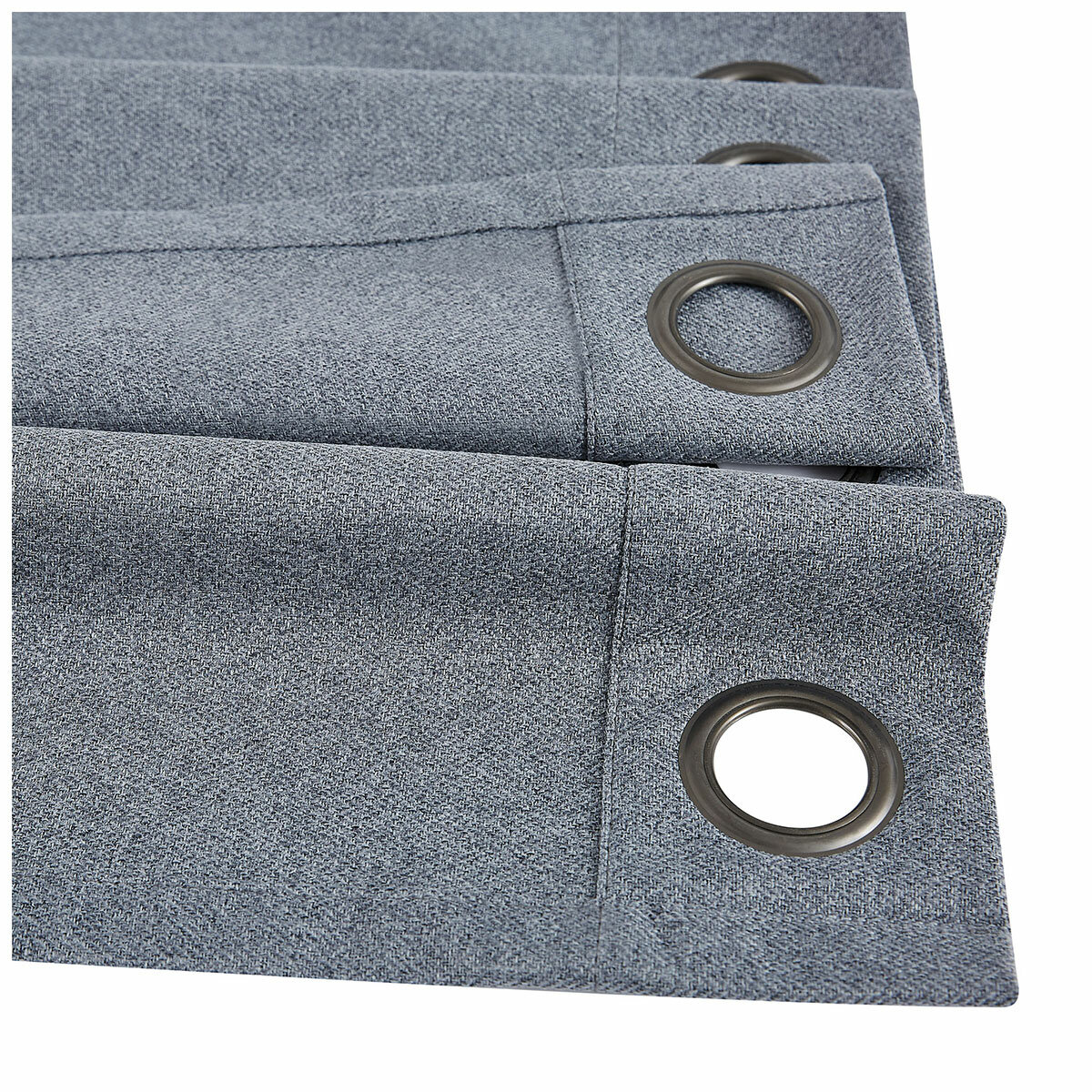 Piper Blackout Curtain Window Panel 2 Pack Denim Blue