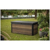 Keter Signature 570L Storage Box Walnut Look Keter Signature 570L Storage Box Walnut Look