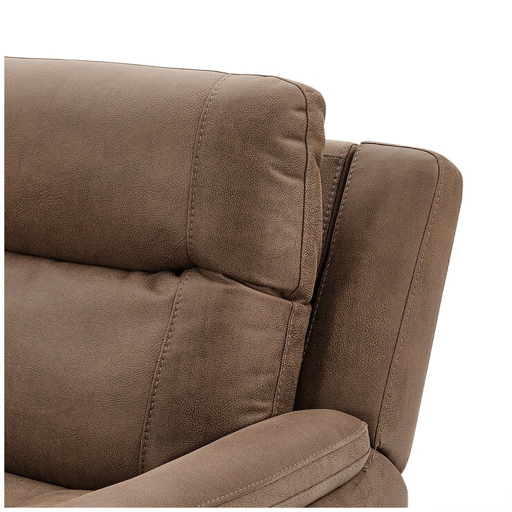 GilmanCreek Fabric Power Reclining Sectional With Power Headrests