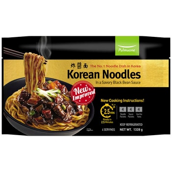 Pulmuone Korean Noodles with Savory Black Bean Sauce 1.33kg