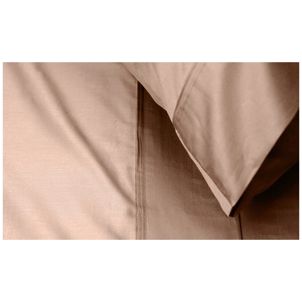 Kingtex American Pima 1000TC Quilt Cover Set Queen - Linen