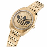 Adidas Originals Edition One Gold Tone Stainless Steel Watch AOFH23509