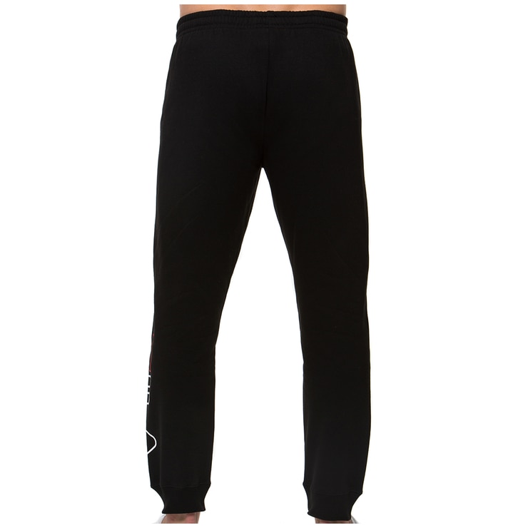 Fila Men's Brushed Fleece Cuff Trackpants Black Costco Australia
