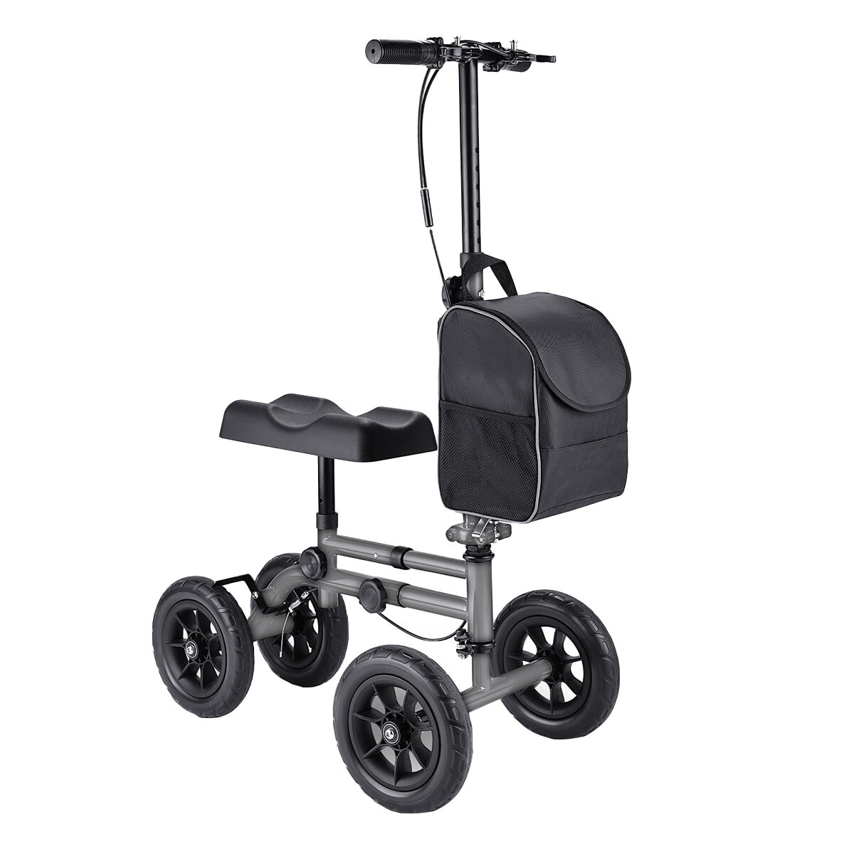 Altus Knee Walker Scooter All Terrain 10-Inch Wheel - TITANIUM
