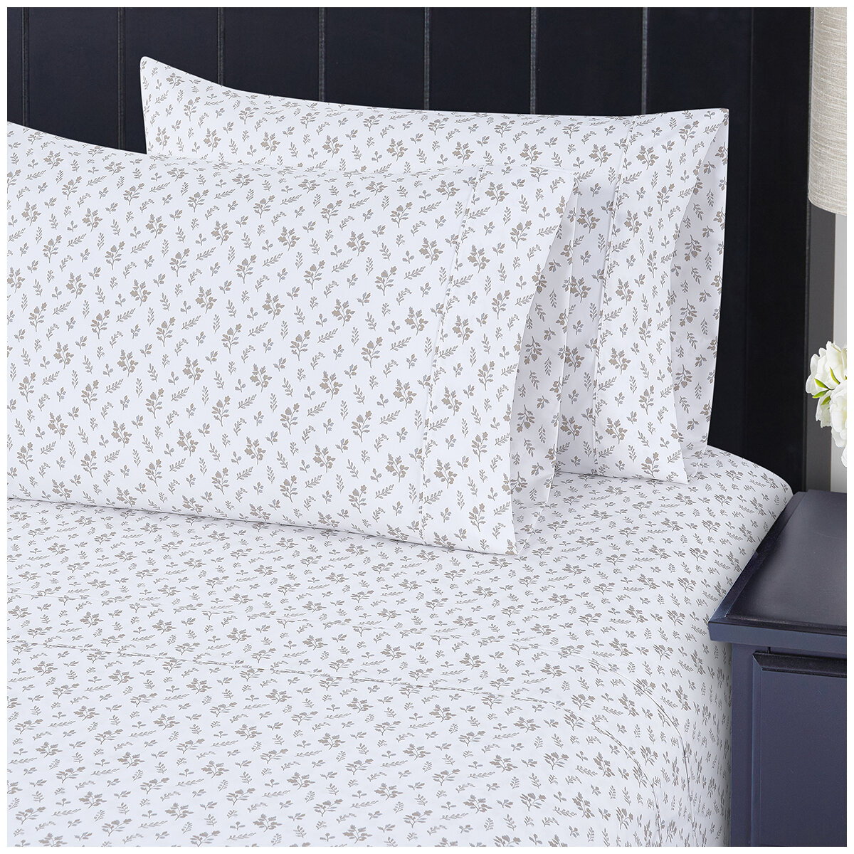 South Point Home Fashions Microfiber 4 Piece Sheet Set Queen