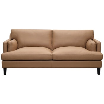 Moran Oregon 3 Seater Premium Caramel Leather Sofa
