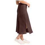 Matty M Women's Linen Slip Skirt