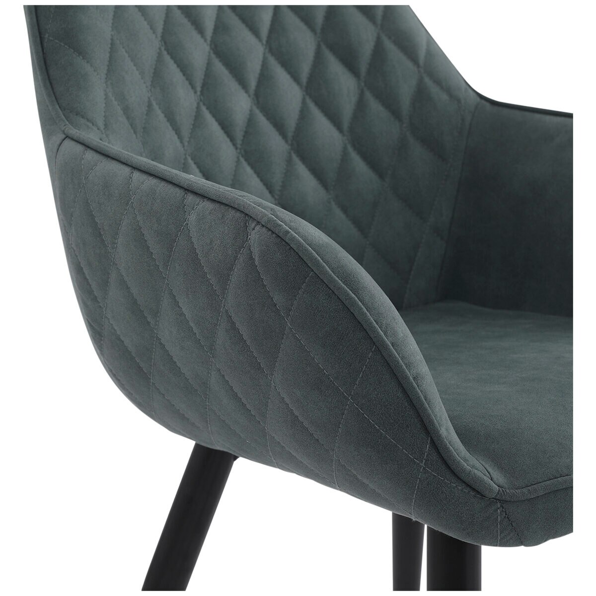 142279-Onex RiVa Dining Chair Dark Green