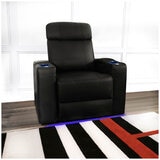 Valencia Piacenza Home Theatre Single Recliner Black