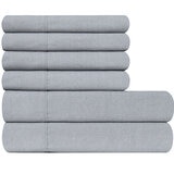 South Point Home Fashions Poly Flannel Sheet Set 6 Piece King Textured Chevron