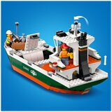 lego city seaside harbor with cargo ship 60