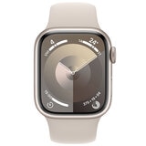 Apple Watch Series 9 GPS + Cellular 41mm Starlight Aluminium Case with Starlight Sport Band - S/M