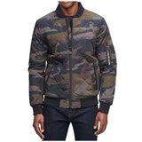 Calvin Klein Men's Bomber Jacket Olive Camo