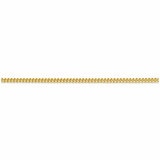 18KT Yellow Gold Diamond Cut Curb Chain 13g