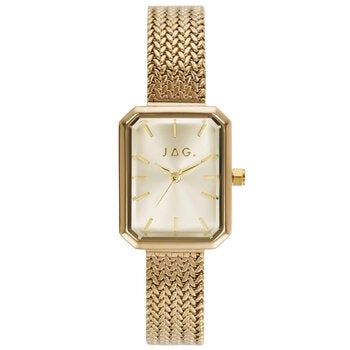 JAG Balmain Gold Stainless Steel Mesh Band Women's Watch J2915A JAG Balmain Gold Stainless Steel Mesh Band Women's Watch J2915A