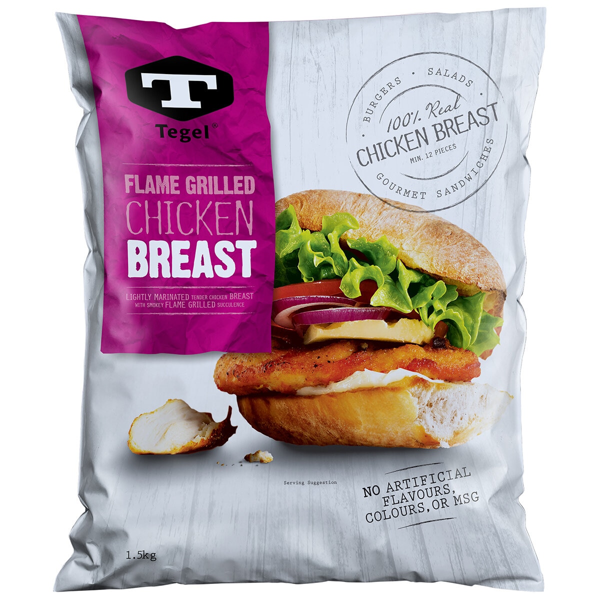 Tegel Flame Grilled Chicken Breast 1.5 kg