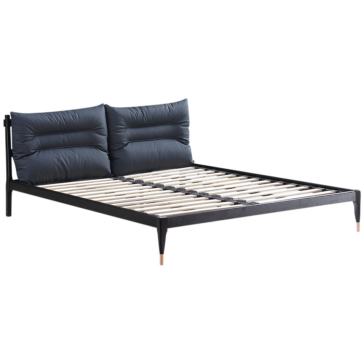 Moran Hagen Queen Bed with Encasement and Slats