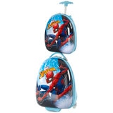 Heys Licensed Kids' 2 Piece Luggage and Backpack Set Spiderman
