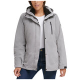 Calvin Klein Women's 3-in-1 Jacket Steel