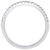 18KT White Gold 0.85ctw Diamond Bridal Set With 0.60ctw Centre