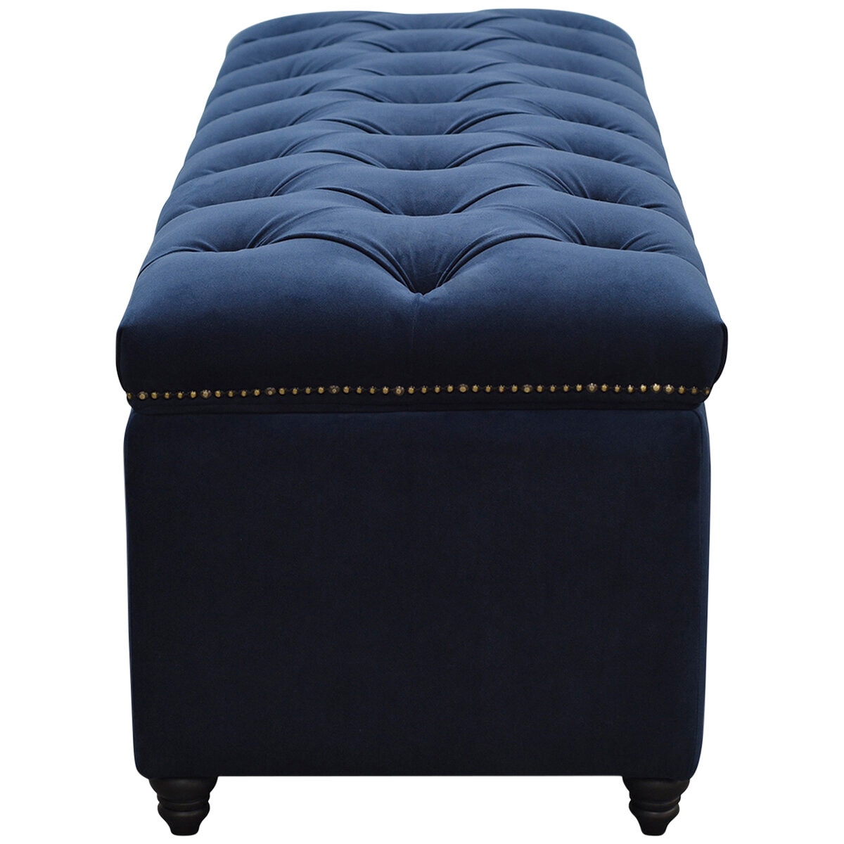Moran Princess Storage Ottoman Blue