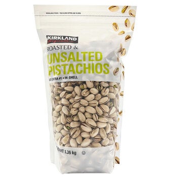 Kirkland Signature Unsalted Pistachios 1.36kg Kirkland Signature Unsalted Pistachios 1.36kg