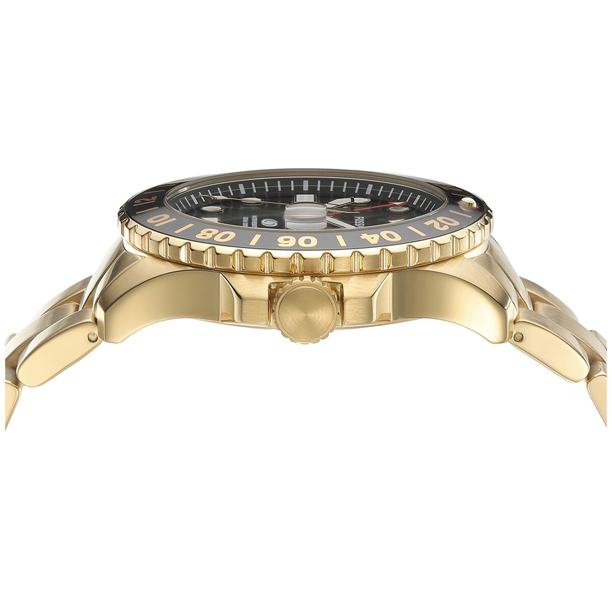 Fossil Blue GMT Gold-Tone Stainless Steel Men's Watch FS5900