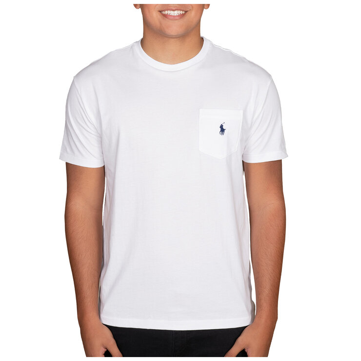 Polo Ralph Lauren Men's Crew Pocket Tee White