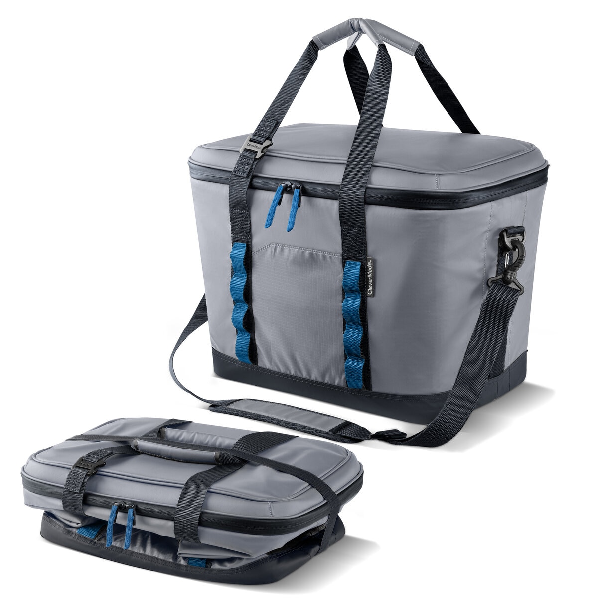 CleverMade Pacifica Pro Max Collapsible Cooler Gray