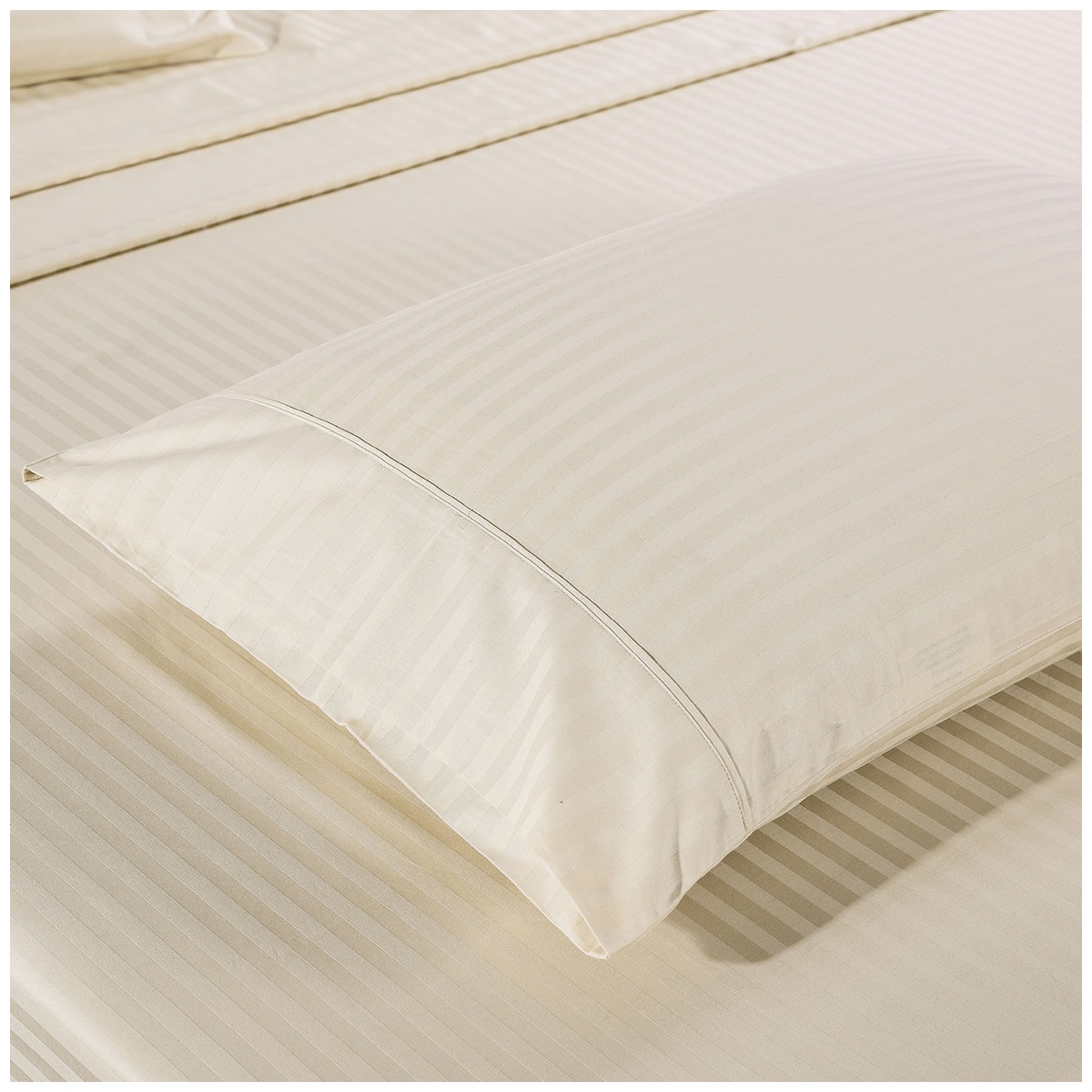 Bdirect Kensington 1200TC Cotton Sheet Set in Stripe - Double Sand