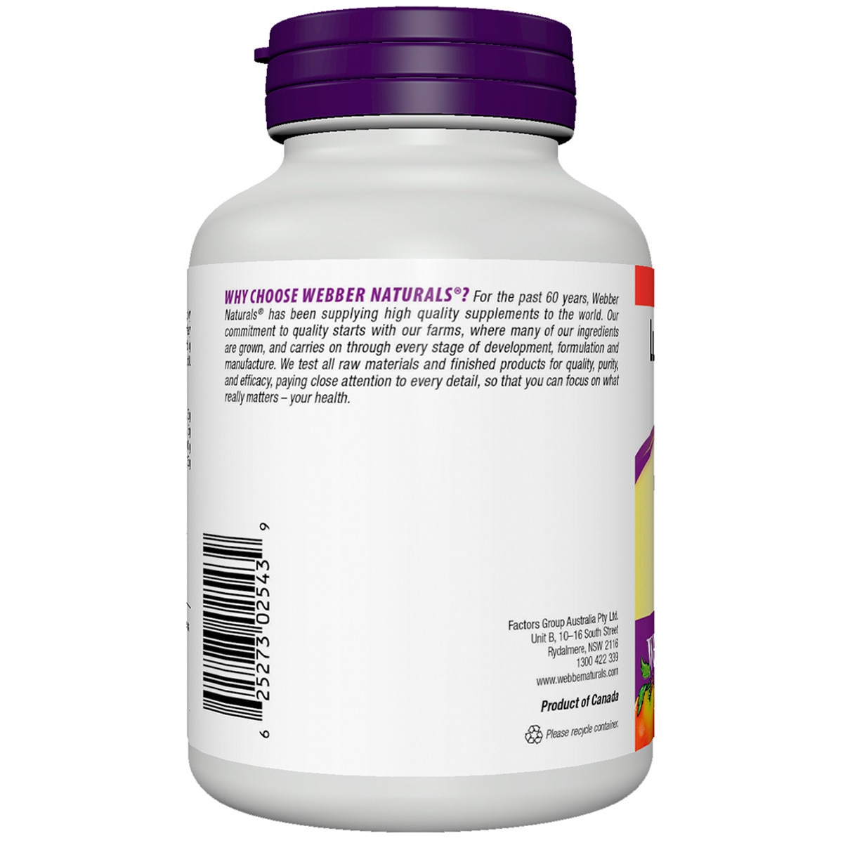 Webber Naturals Lutein & Bilberry Plus 150 Caps