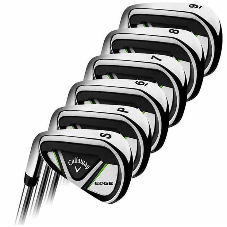 Callaway Men's Left Hand Golf Club 10pc Steel Shaft Irons and Graphite