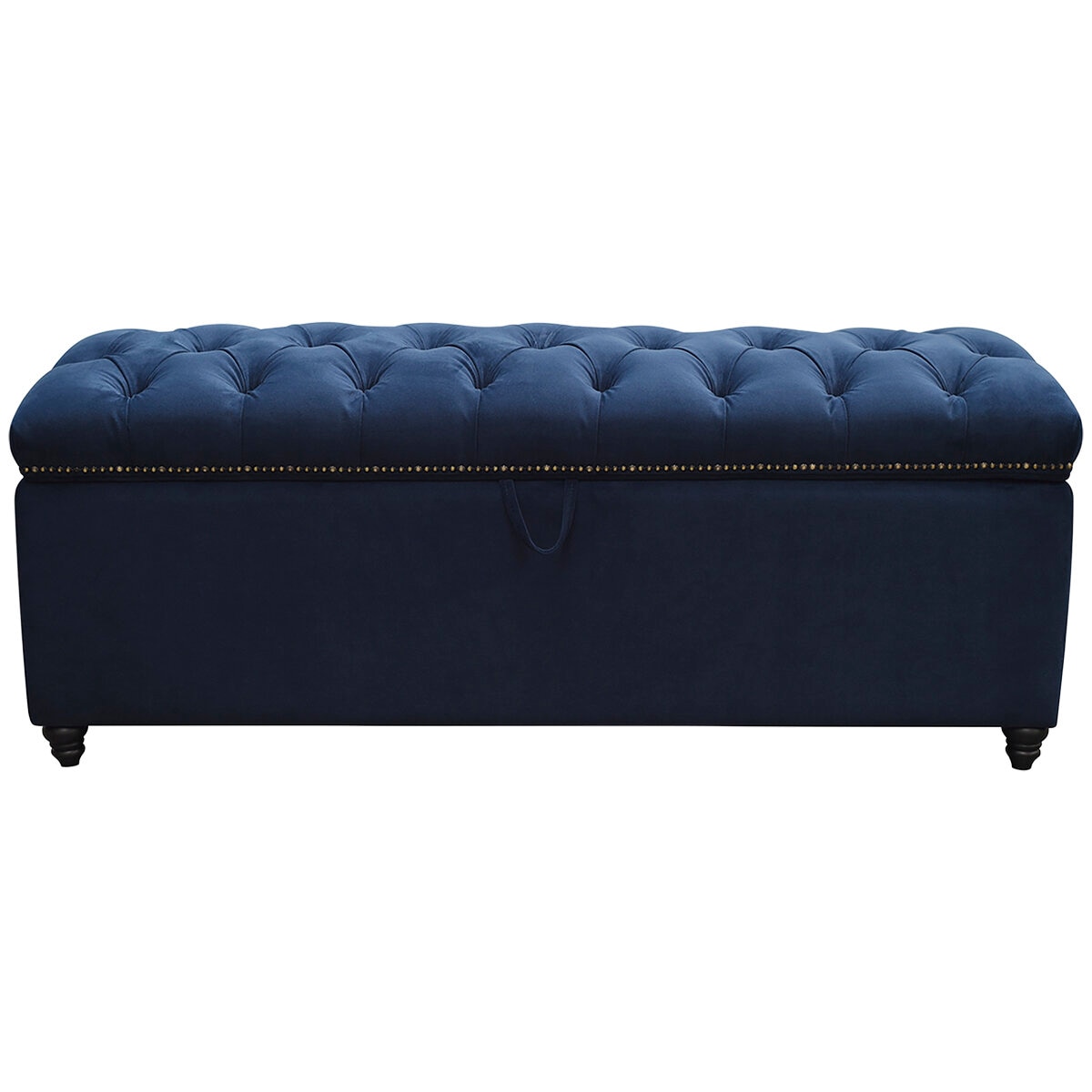 Moran Princess Storage Ottoman Blue