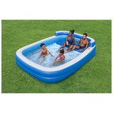 H2OGO! Inflatable Family Lounge Pool 305 x 218 x 69cm