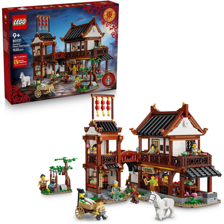 LEGO Chinese Festivals Ancient Moon-Gazing Inn Building Set 80121 LEGO Chinese Festivals Ancient Moon-Gazing Inn Building Set 80121
