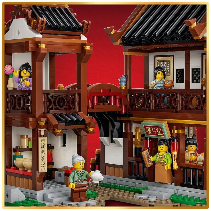 LEGO Chinese Festivals Ancient Moon-Gazing Inn Building Set 80121 LEGO Chinese Festivals Ancient Moon-Gazing Inn Building Set 80121