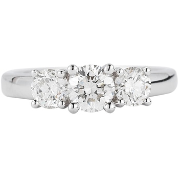 Platinum 2.00ctw Round Brilliant Cut Diamond Ring