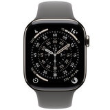 Apple Watch Series 11 GPS + Cellular 46mm Natural Titanium Case with Stone Grey Sport Band - M/L Apple Watch Series 11 GPS + Cellular 46mm Natural Titanium Case with Stone Grey Sport Band - M/L