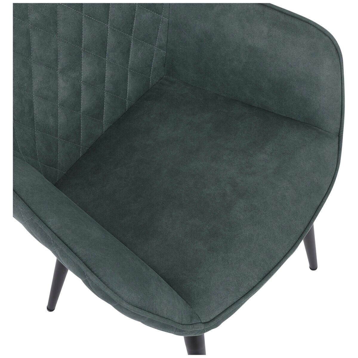 142279-Onex RiVa Dining Chair Dark Green