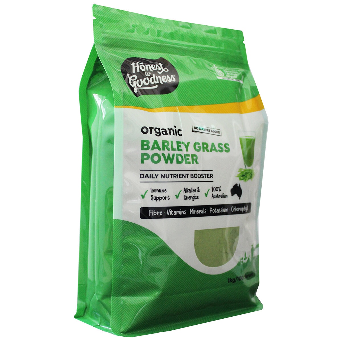 Honest To Goodness Organic Australian Barley Grass Powder 1kg