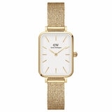 Daniel Wellington Quadro White Dial Evergold Strap Women's Watch DW00100556 Daniel Wellington Quadro White Dial Evergold Strap Women's Watch DW00100556