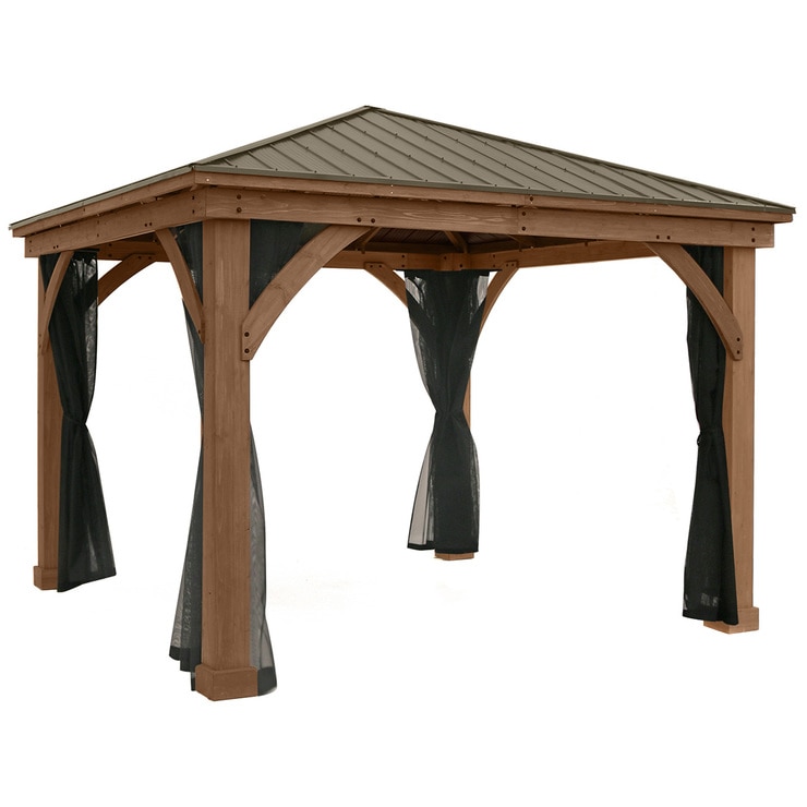 Yardistry 3.7 x 3.7 m Gazebo Mesh Kit Costco Australia