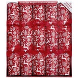 The Olde English Cracker Company Christmas Crackers 10 Pack Red