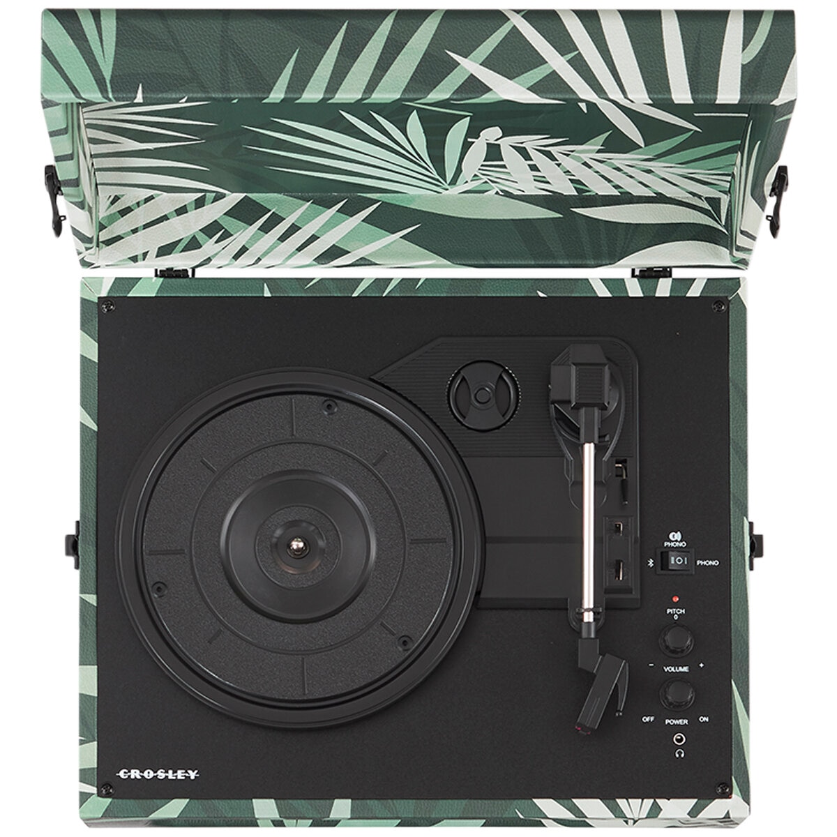 Crosley Voyager Bluetooth Portable Turntable Botanical